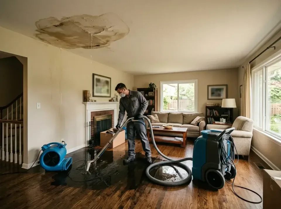 attic-pipe-burst-ceiling-drip-008 — frequently asked questions, Water Damage Restoration & Carpet Care in Sherwood, OR